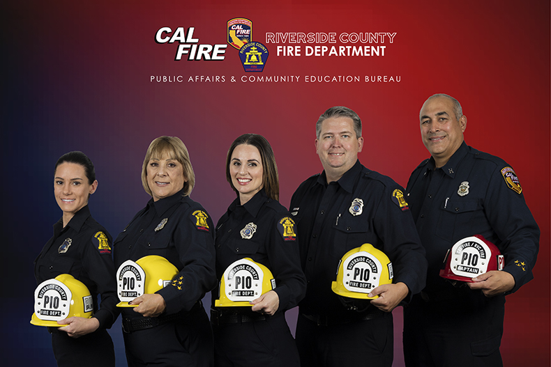 Riverside County Fire Public Information Office Team